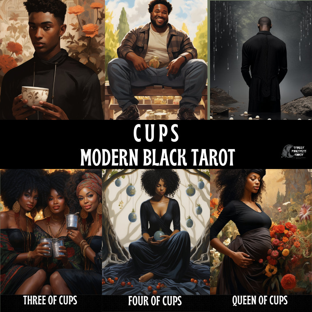 African American Tarot Deck | Black People Art | Original Divination Cards